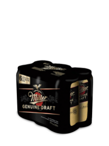 Miller Genuine Draft  6 x 473 mL can