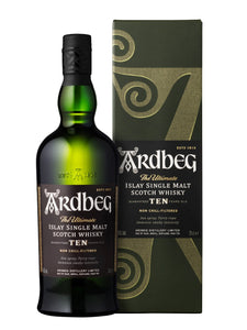 Ardbeg 10 Year Old Islay Scotch Whisky 750 ml bottle