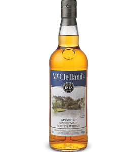 McClelland's Speyside Single Malt Scotch Whisky 750 ml bottle