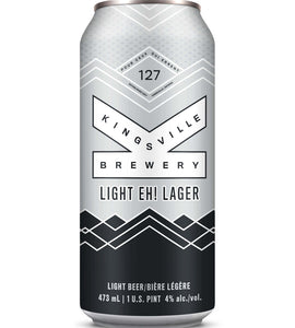 Kingsville Brewery Light Eh! Lager 473 ml can