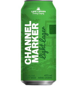 Lake of the Woods Channel Marker Light Lager 473 ml can