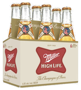 Miller High Life 6 x 355 ml bottle
