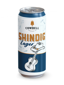 Cowbell Brewing Co. Shindig Lager 473 mL can