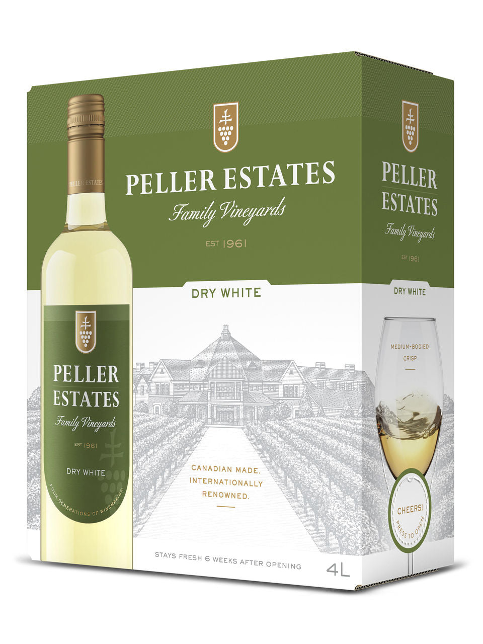 Peller Family Vineyards Dry White 4000 mL bagnbox