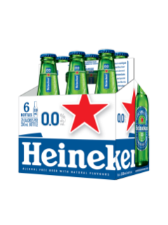 Heineken 0.0 6 x 330 mL bottle