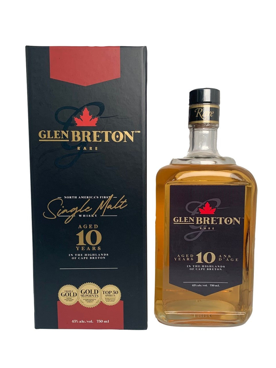 Glen Breton Rare Canadian Single Malt Whisky 750 ml bottle