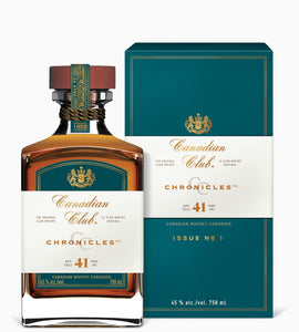 Canadian Club Chronicles 41 Year Old 750 ml bottle