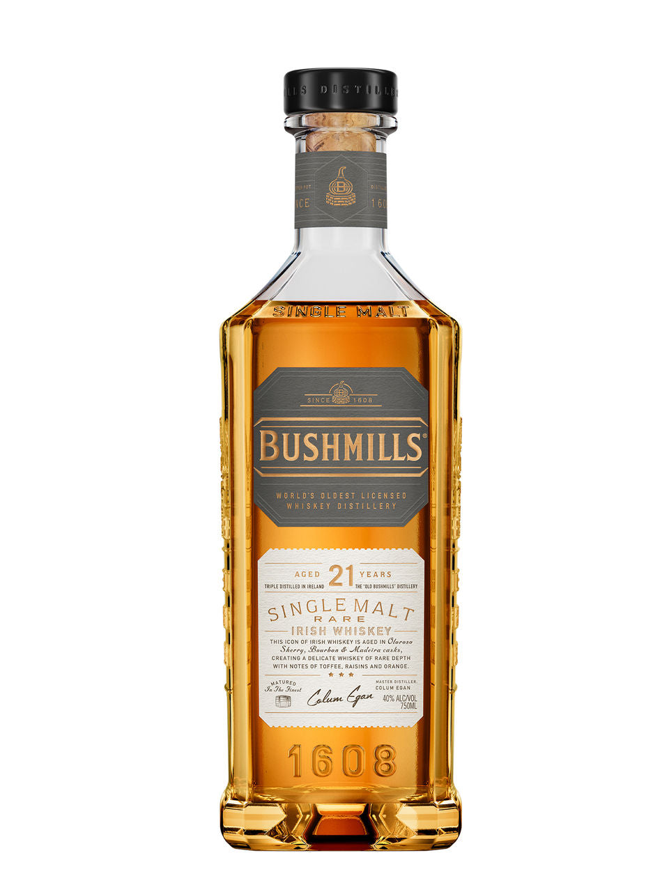 Bushmills 21 Yo Single Malt 750 ml bottle