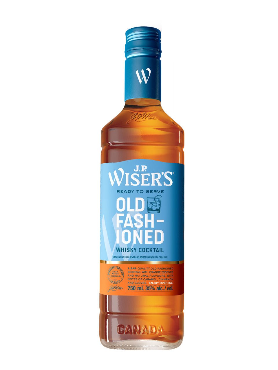 J.P. Wiser's Old Fashioned Canadian Whisky Cocktail 750 mL bottle