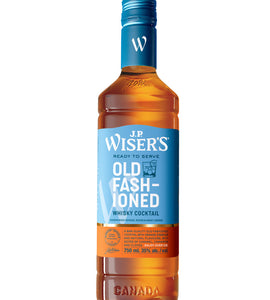 J.P. Wiser's Old Fashioned Canadian Whisky Cocktail 750 ml bottle