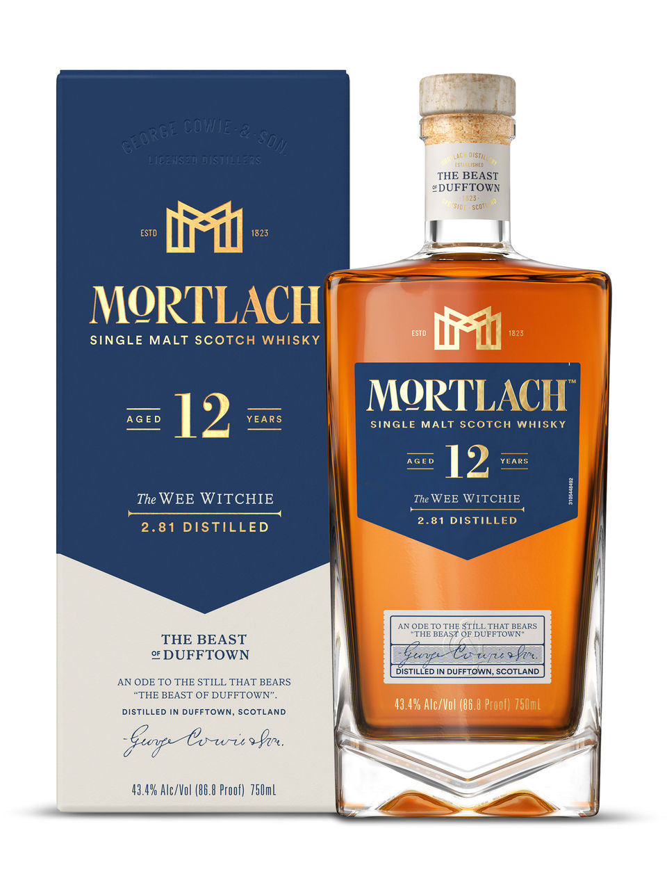 Mortlach 12 Yo Scotch Whisky 750 ml bottle