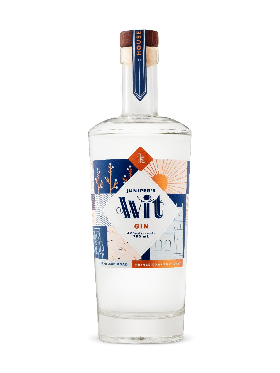 Kinsip Juniper's Wit Gin 750 ml bottle