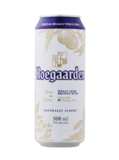 Hoegaarden 500 mL can