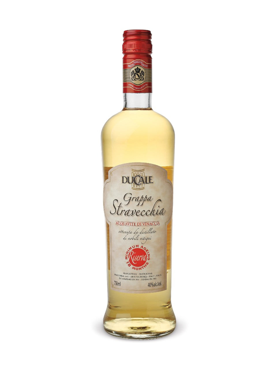 Stravecchia Grappa 750 ml bottle