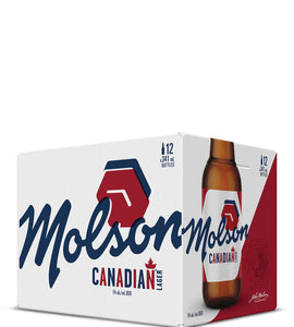 Molson Canadian 12 x 341 ml bottle