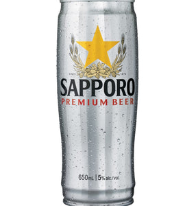 Sapporo Premium Beer 650 ml can