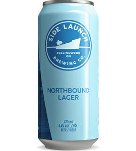 Side Launch Northbound Lager 473 ml can
