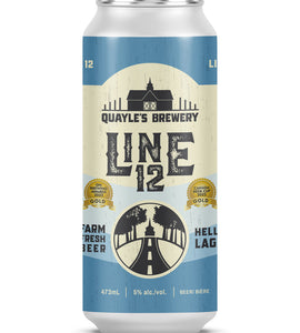 Quayle's Brewery Line 12 Helles Lager 473 ml can