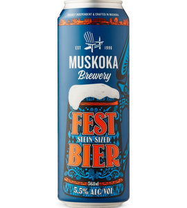 Muskoka Brewery Stein Sized Fest Bier 568 ml can