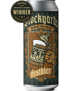 Stockyards Brewing Festbier 473 ml can