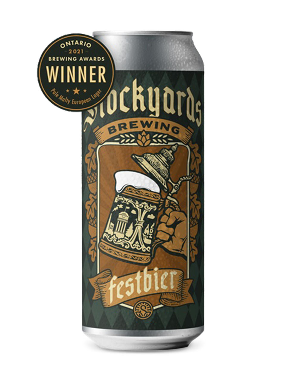 Stockyards Brewing Festbier 473 ml can