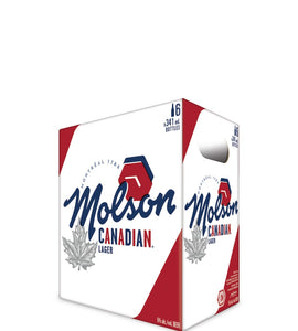 Molson Canadian 6 x 341 ml bottle