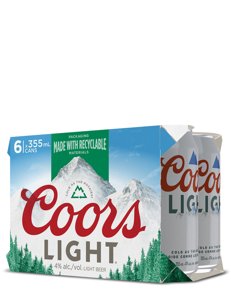 Coors Light 6 x 355 ml can