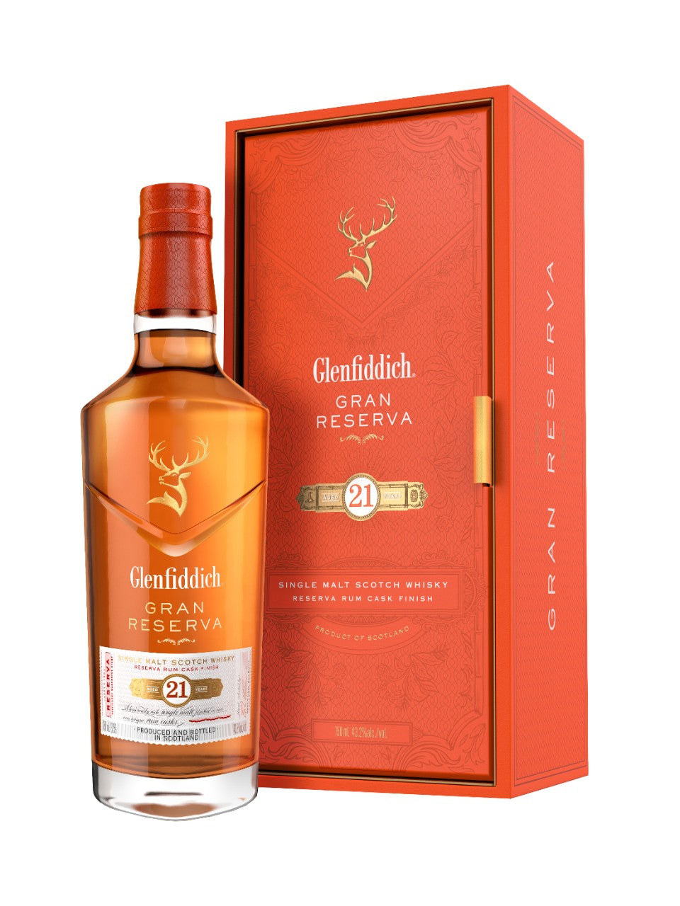 Glenfiddich Gran Reserva 21 Year Old Single Malt Scotch Whisky 750 ml bottle