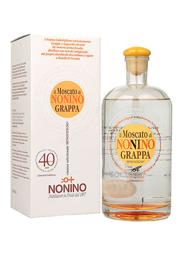 Nonino Grappa Monovitigno Il Moscato 700 ml bottle