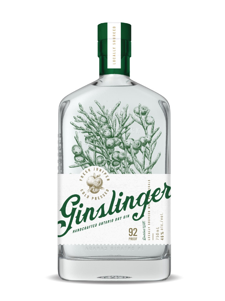 Ginslinger  Ontario Dry Gin 750 ml bottle
