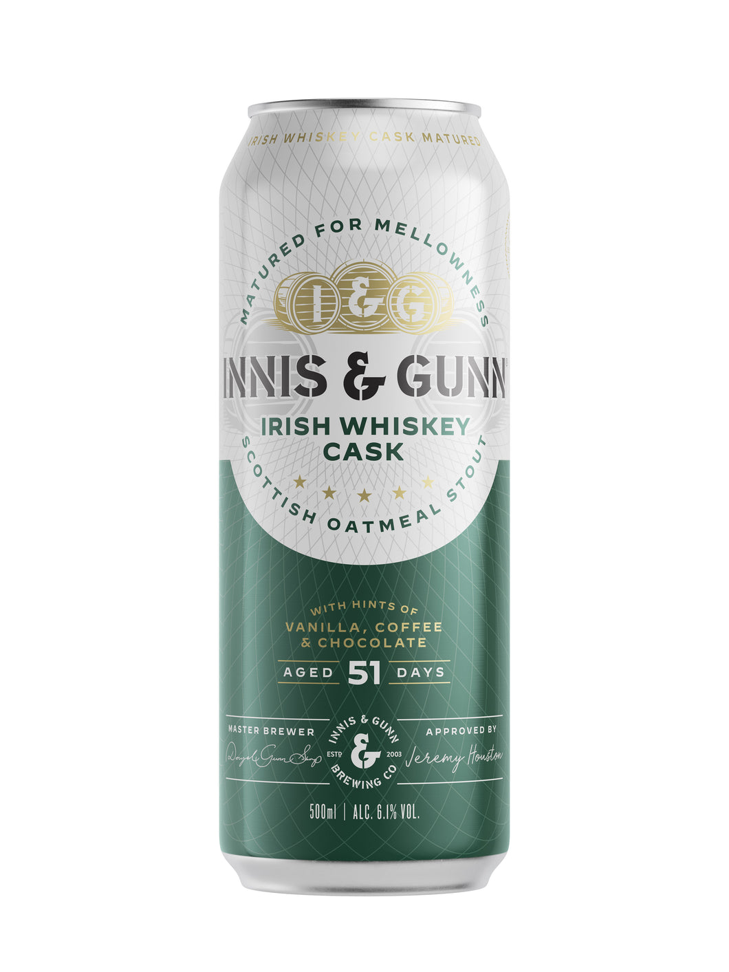 Innis & Gunn Irish Whiskey Cask 500 mL can