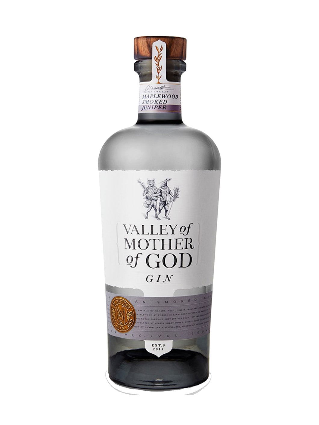 Valley of Mother of God Smoked Gin 750 ml bottle