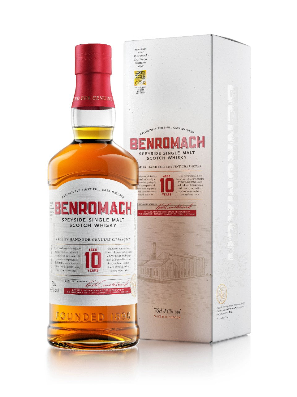 Benromach 10 Year Old 750 ml bottle
