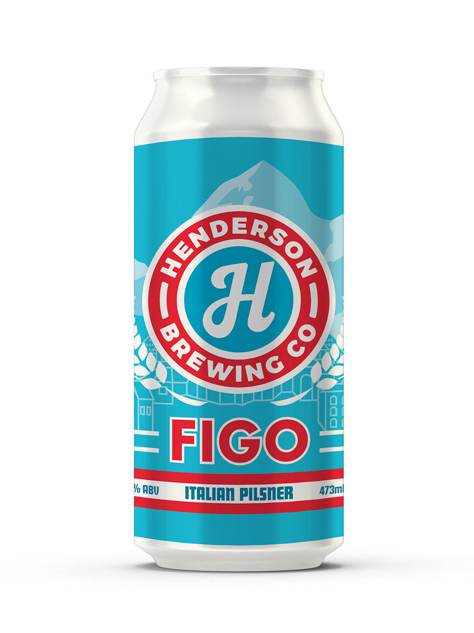 Henderson's FIGO Italian Pilsner 473 ml can