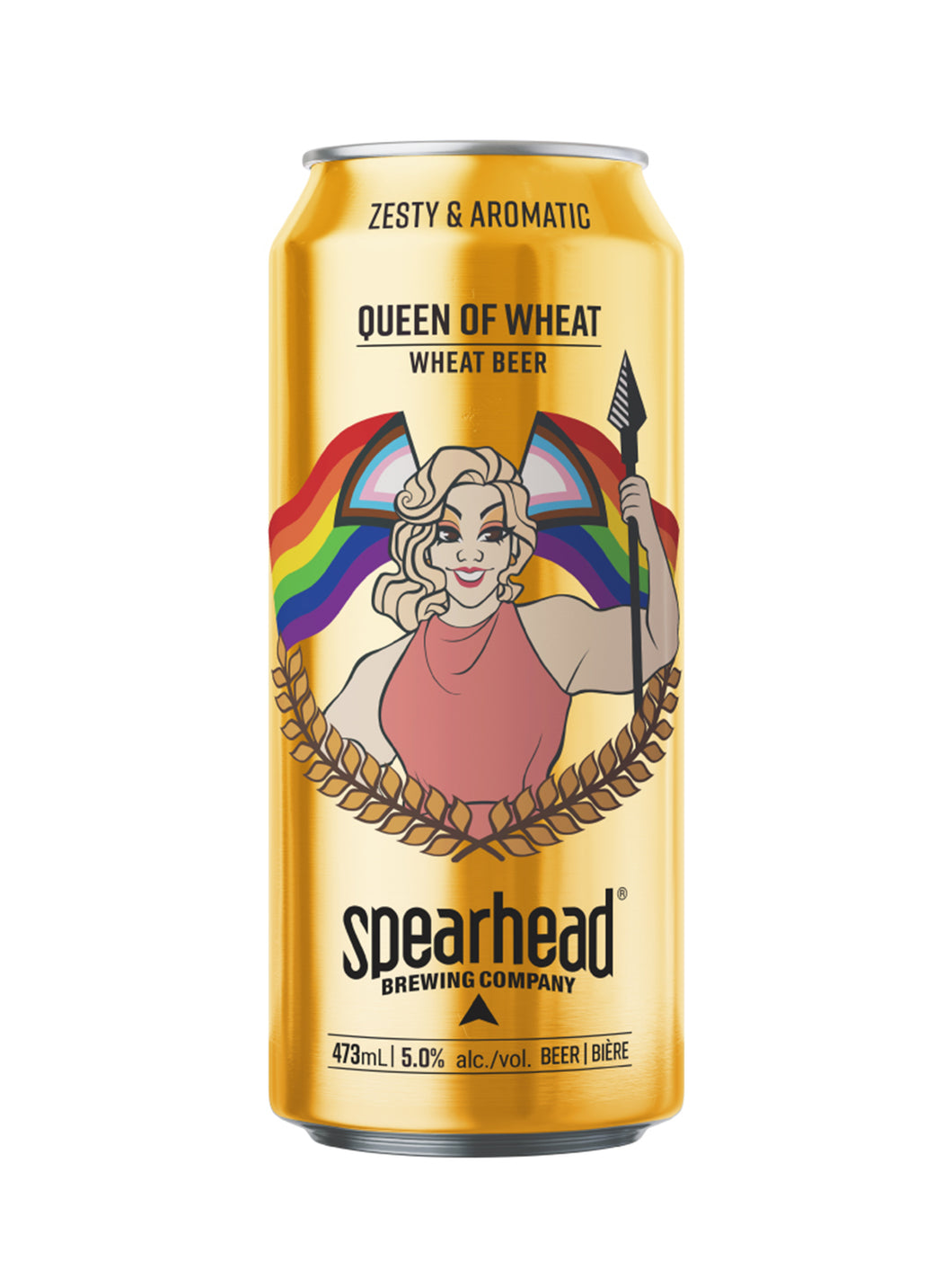 Spearhead Brewing Queen of Wheat 473 ml can