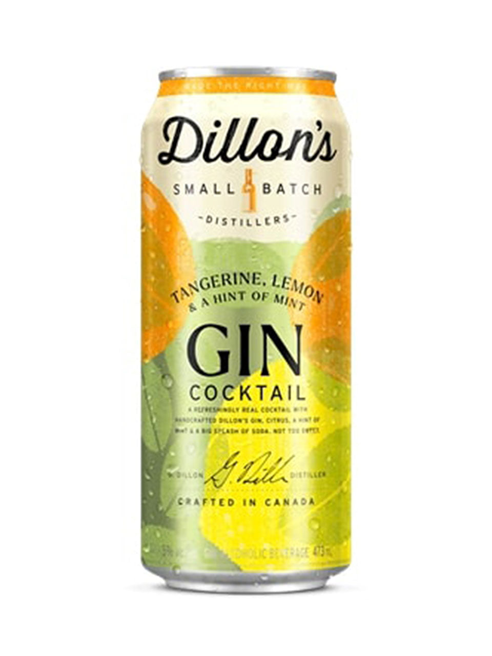 Dillon's Tangerine, Lemon & A Hint Of Mint 473 ml can