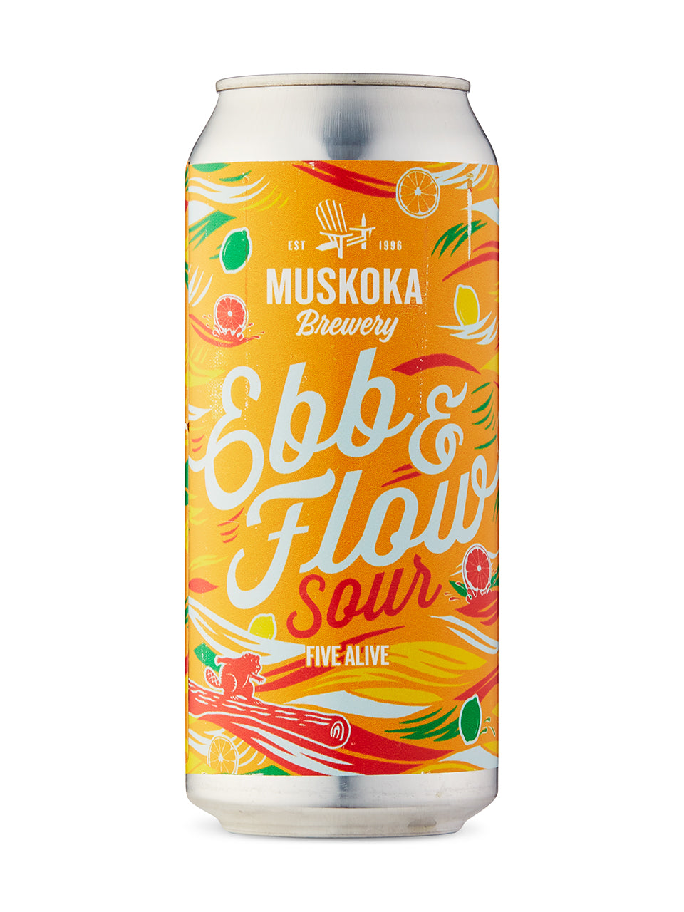 Muskoka Brewery Ebb & Flow Five Alive 473 mL Canette