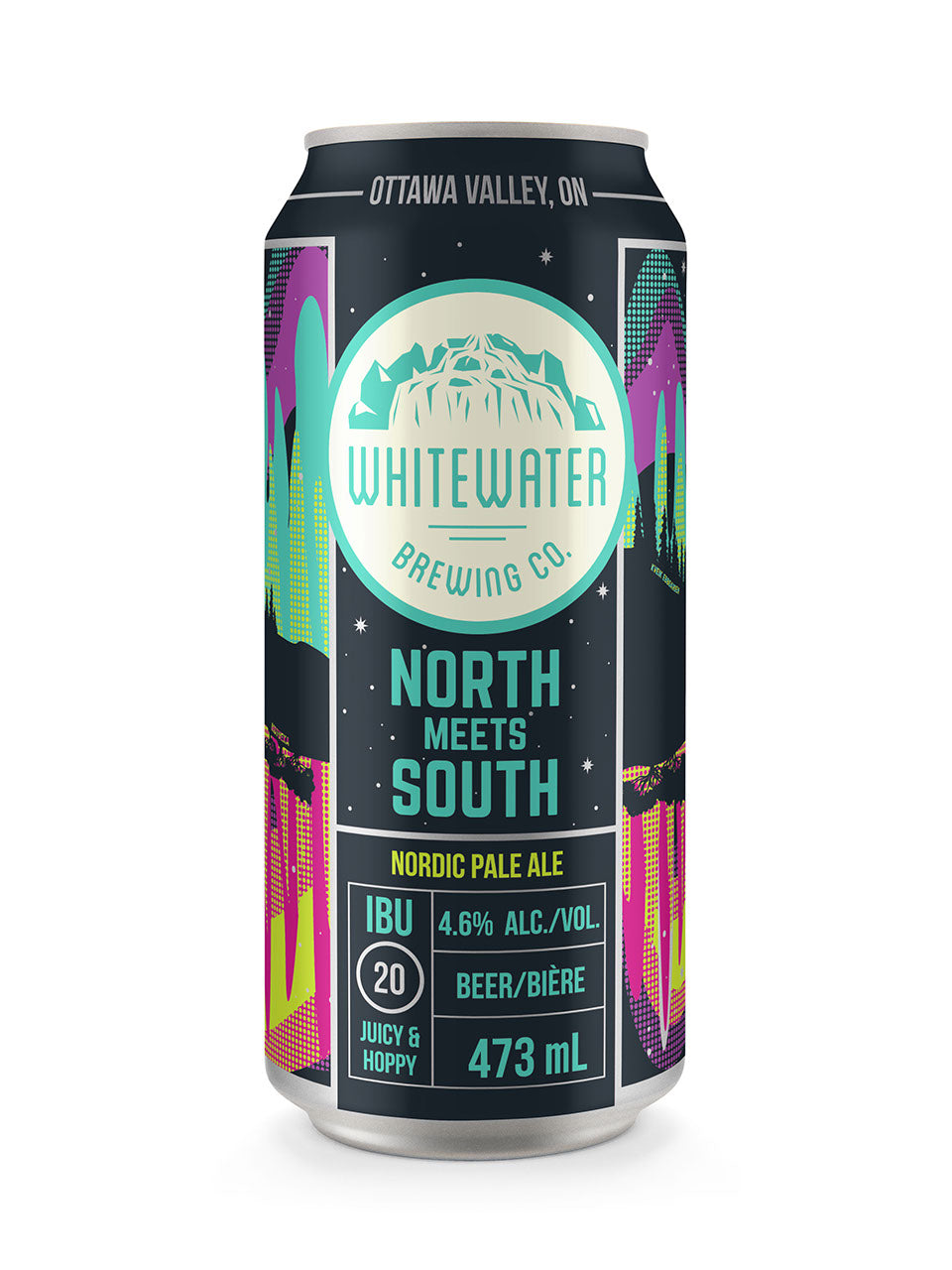 Whitewater Brewing North Meets South Nordic Pale Ale 473 ml can