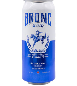 Last Spike Brewery Bronc Beer 473 ml can