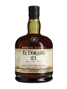 El Dorado 21 Year Old Rum 750 mL bottle