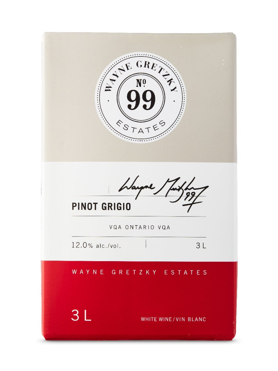 Wayne Gretzky Pinot Grigio VQA 3000 ml bagnbox