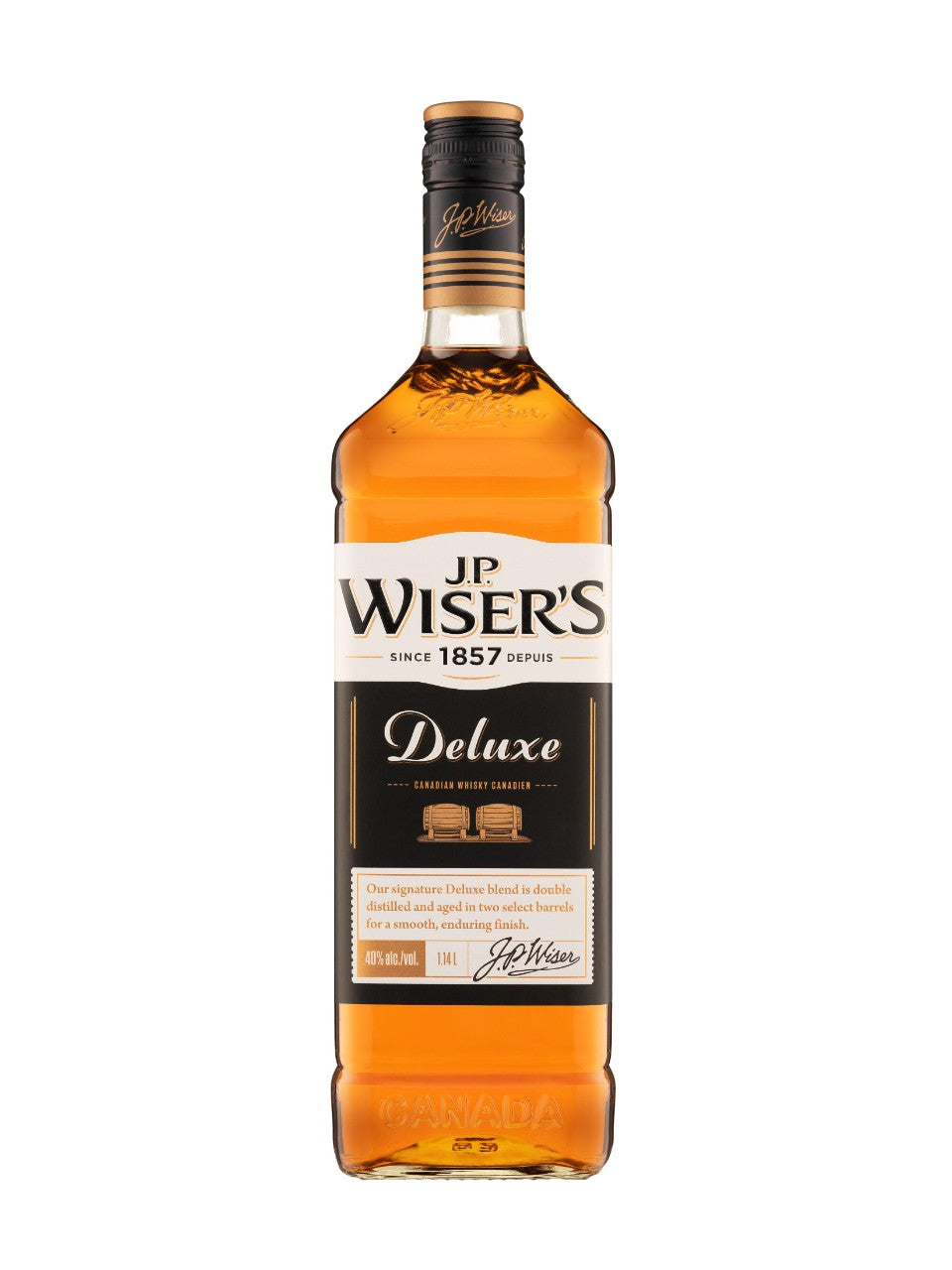 J.P. Wiser's Deluxe Whisky 1140 mL bottle