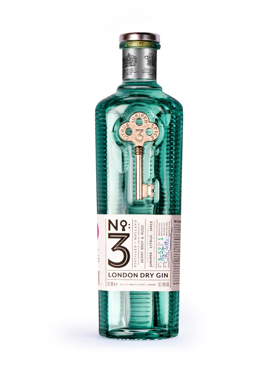 No. 3 London Dry Gin 750 ml bottle