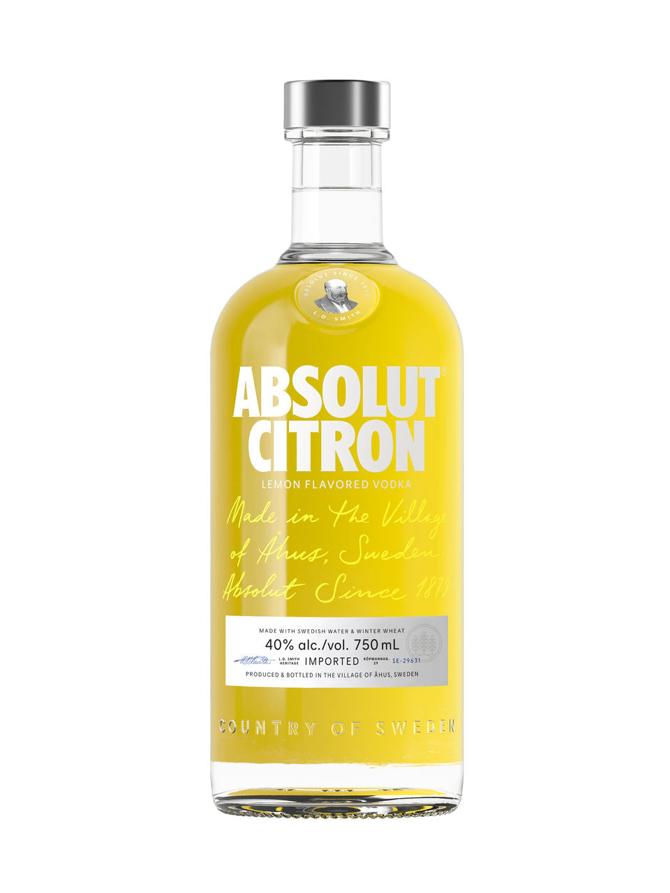 Absolut Citron Vodka  750 mL bottle