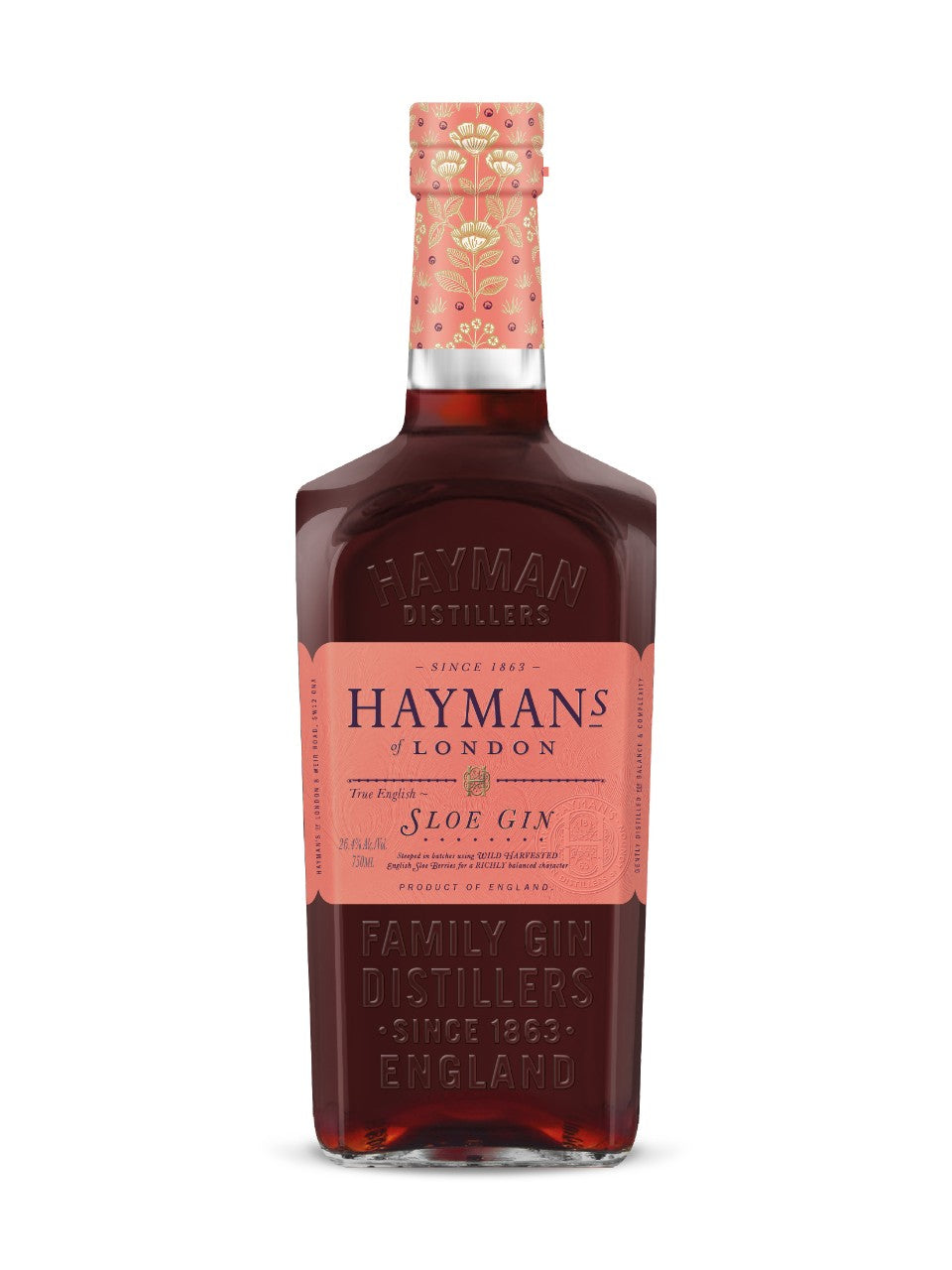 Hayman's Sloe Gin  700 mL bottle