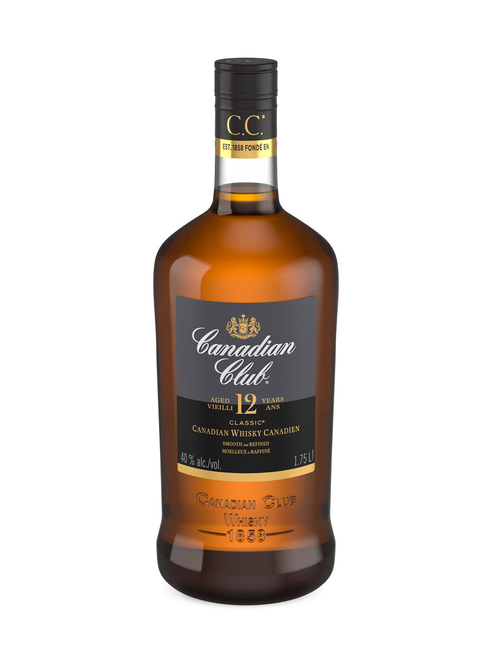Canadian Club Classic 12 Year Old 1750 mL bottle