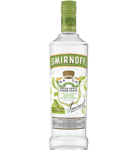 Smirnoff Green Apple Flavoured Vodka 750 mL bottle