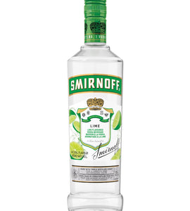 Smirnoff Lime Flavoured Vodka 750 mL bottle