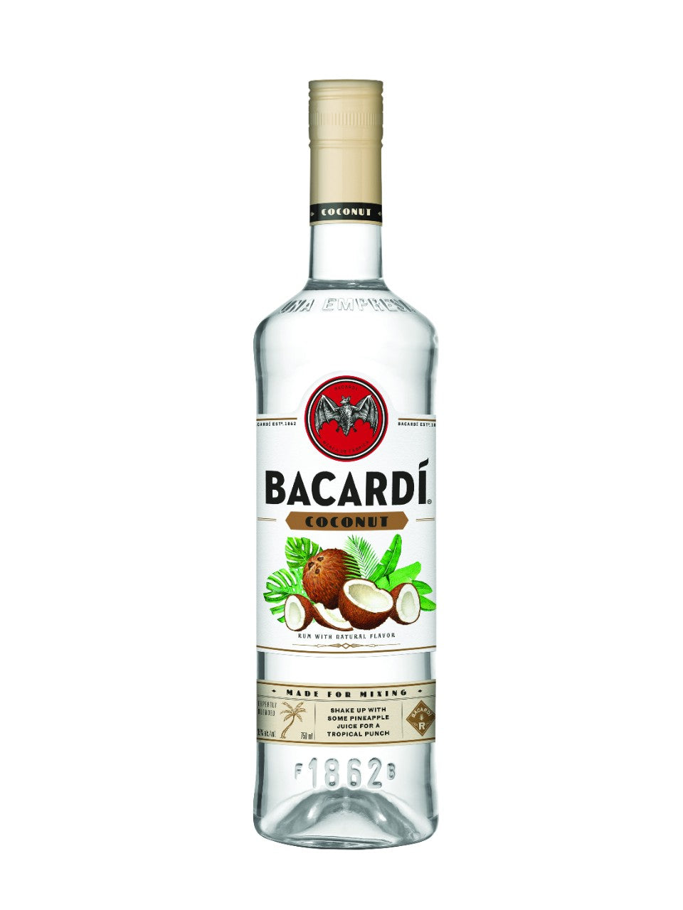 Bacardi Coconut Rum 750 mL bottle