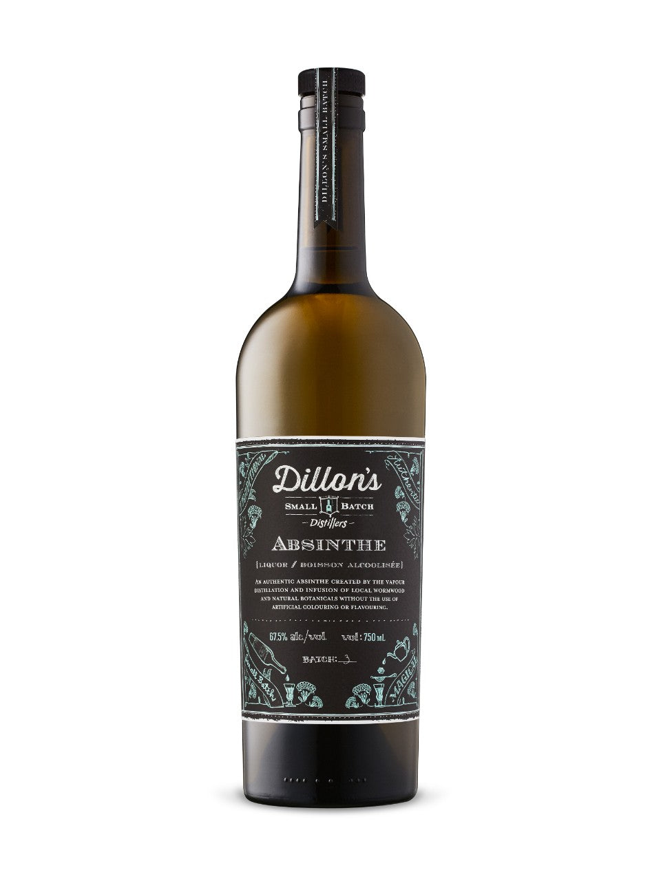 Dillon's Absinthe 750 mL bottle